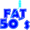 fat 50s blue white