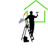 Homme sur escabeau