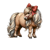 Poney Shetland Cheval