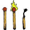 Match Burning Fire