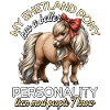 Cavalier de poney Shetland