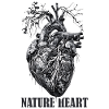 Nature Heart Heart with Root Tree