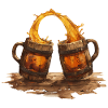 Medieval Beer Mugs Tavern Inn Shirt