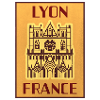 Lyon France Landmark Poster