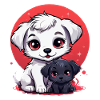 Deux petits chiots