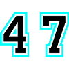 47 Number symbol