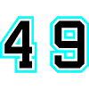 49 Number symbol