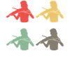 Bunte Geigerinnen Ensemble Harmonie