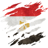 Egypt - National Flag, Scratches, Cracks
