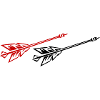 Darts team darts symbol
