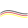 Germany flag icon line