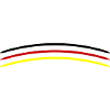 Germany flag line