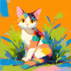 Chat, Motif De Chat