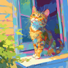 Chat, Motif De Chat