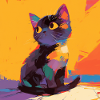 Chat, Motif De Chat