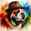 English Bulldog Art