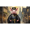 Pun ambiguous german expression – Schweinepriester