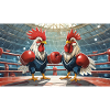 Pun ambiguous expression – Kampfhähne (gamecocks)