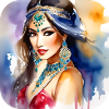 Danseuse orientale mystique
