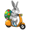 Bunny Easter Scooter