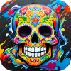 Dia de los Muertos Skull