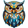 Cooles Eulen Symbol