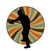 Frisbee Disc Golf Player