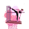 Barre, Gymnastics, Sports, Illustration