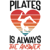 Pilates Instructor Teacher Retro