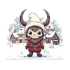 Krampus T Dämonischer Weihnachtsmann Kawaii