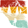 Sunset Forest Trek Retro