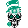 Crâne de sucre Saint-Patrick