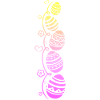 Bunte Ostereier zu Ostern