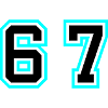67 Number Symbol