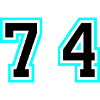 74 Symbole numérique