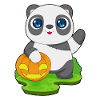 Panda Halloween Citrouille