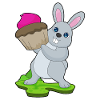 Cupcake lapin