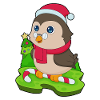 Owl Christmas Candy Cane