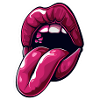 Sticker Zunge