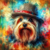 Peinture Yorkshire Terrier
