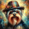 Peinture Yorkshire Terrier