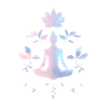 Meditation & Balance – Calm Lotus Illustration