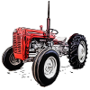Roter M F 35 Traktor