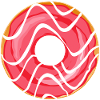 Donut Tegning Dessert Donuts Kage Kage wienerbrød 1D