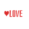Paix Amour Vin - Coeur