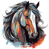 Portrait de cheval