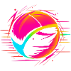 Volleyball Ball Retrowave Look