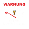 Humorvolles Bierwarnungs-Design