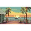Key West, Florida - Pixelkunst