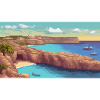 Comino Island, Malta - Pixel Art